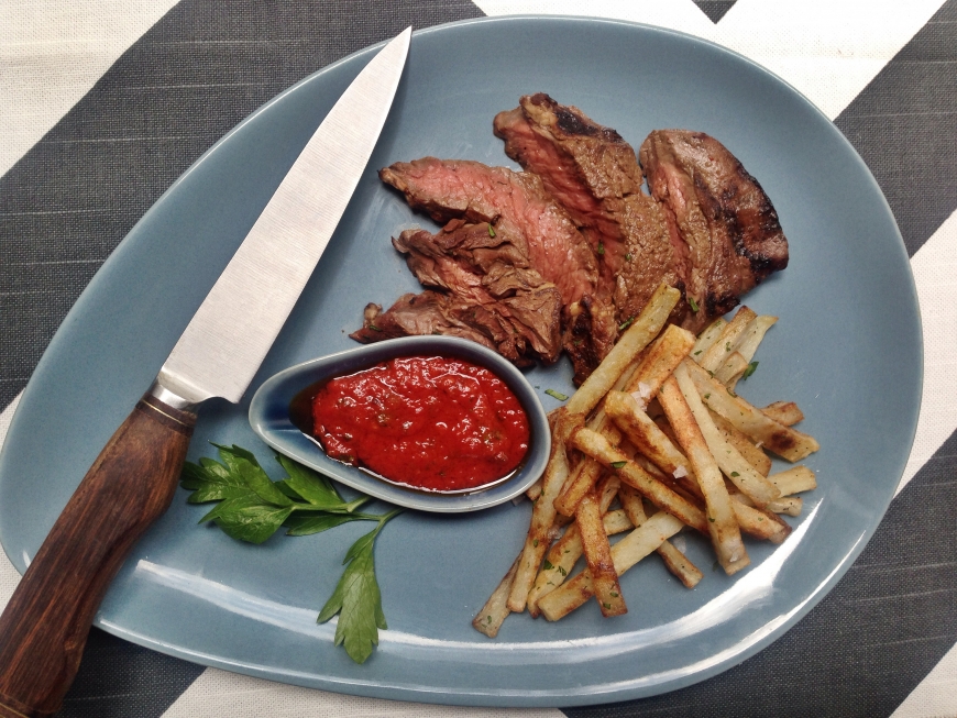 Grilled Bison Steaks Lucy Waverman s Kitchen